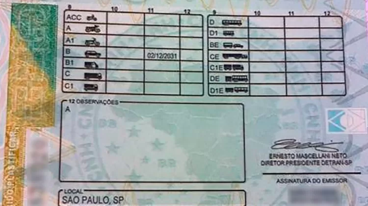 Categorias A1, B1 e C1 na Carteira de Motorista