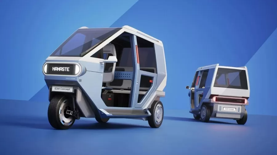 Hyundai inova com tuk-tuk elétrico e adaptado para alagamentos