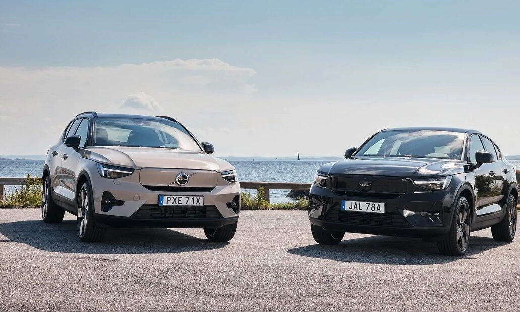 Volvo EX40 e EC40: Novas designações e maior autonomia para os SUVs elétricos