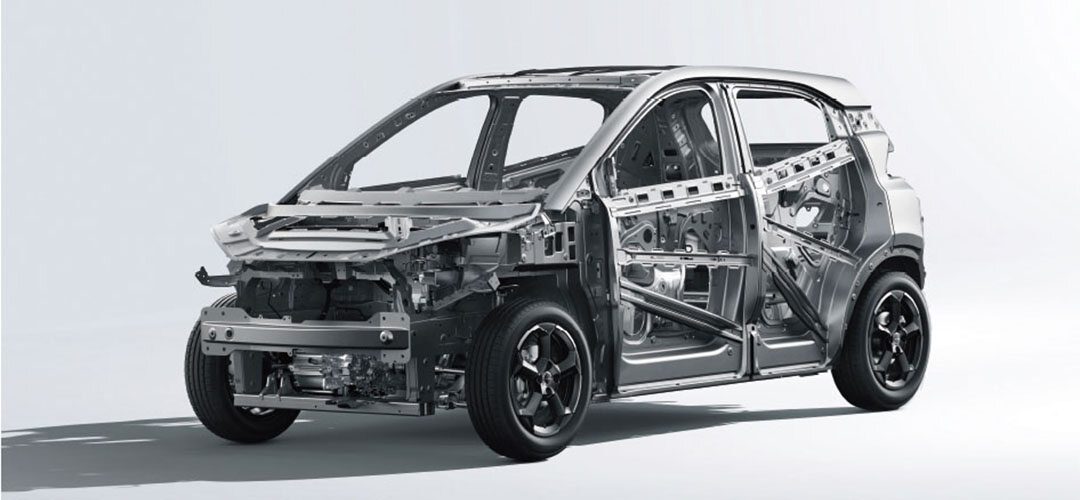 Interior BYD Dolphin Mini 2026 painel com tela 10 polegadas rotativa