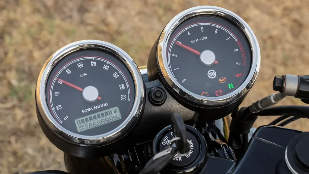 Painel Tripper Dash TFT da Royal Enfield Continental GT 650 2025