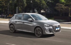 Peugeot 208 Style 2026 vista frontal em foto de divulgação