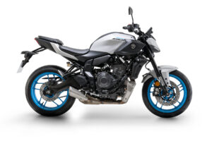Yamaha MT-07 2026 Ice Fluo cinza vista lateral nova naked