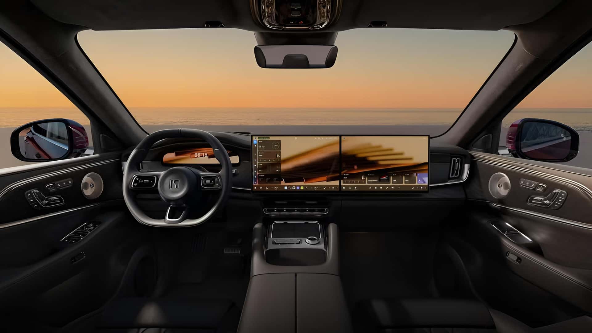 Zeekr 8X: SUV Híbrido de 1.400 cv e 1.416 km de Autonomia Vista lateral do Zeekr 8X mostrando as linhas do SUV híbrido