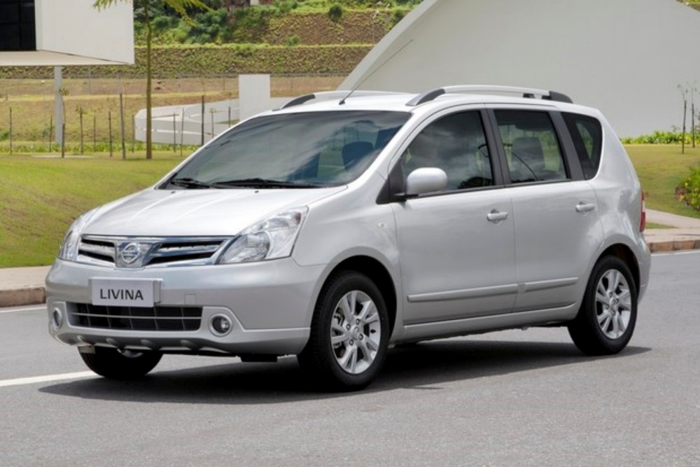 A Nissan Livina é equipada com motor 1.8 flex de até 126 cv e 17,5 kgfm — Foto: Divulgação