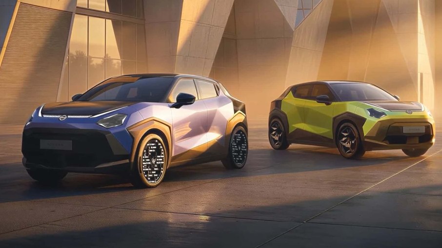 Opções de cores para o crossover