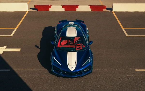 Chevrolet Corvette Grand Sport 2027 - azul - visão panorâmica