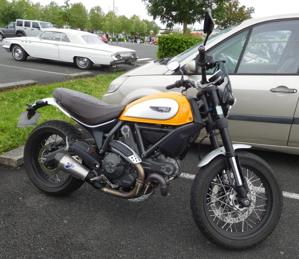 DUCATI SCRAMBLER CUSTOM 800cc — Ilustração