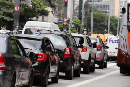 gráfico ou tela com a variação do IBV Auto no 1º trimestre de 2026, destacando alta de 2,16% e recorte regional por Nordeste e Sudeste