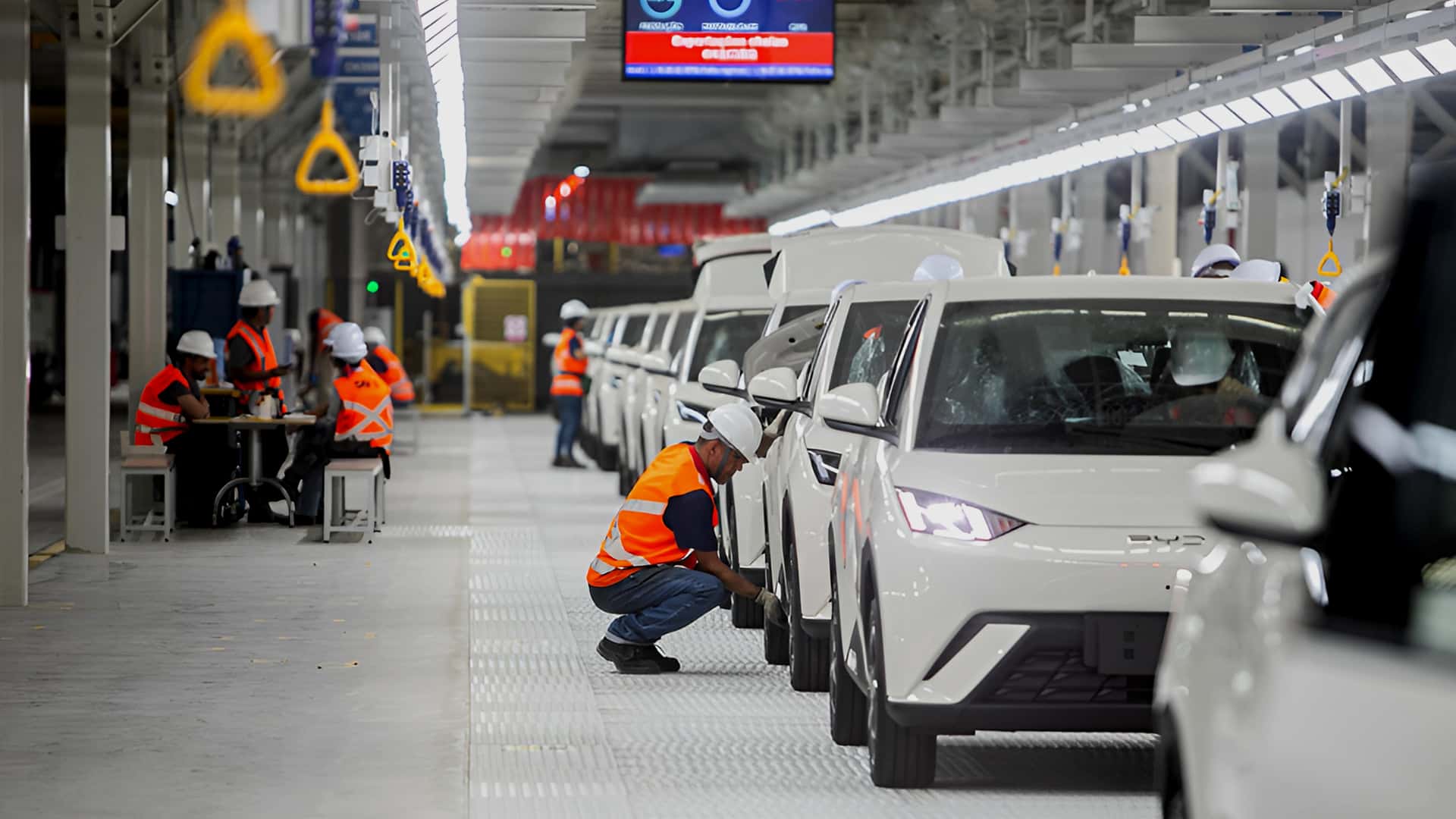 BYD - produção na fábrica de Camaçari (BA)