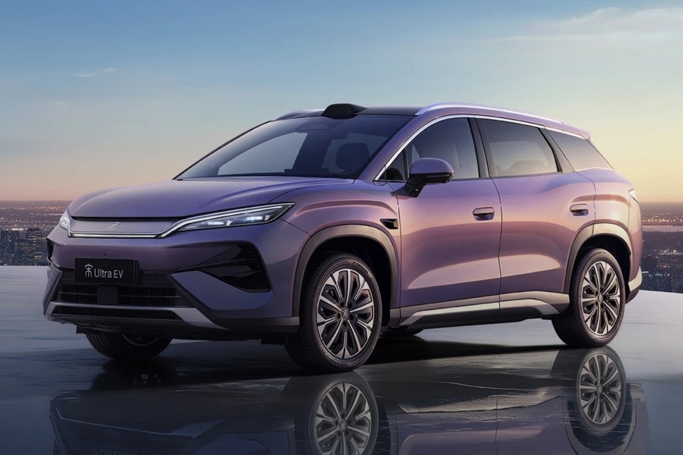 BYD Song Ultra mede 4,85 m de comprimento e 2,84 m de entre-eixos — Foto: Divulgação