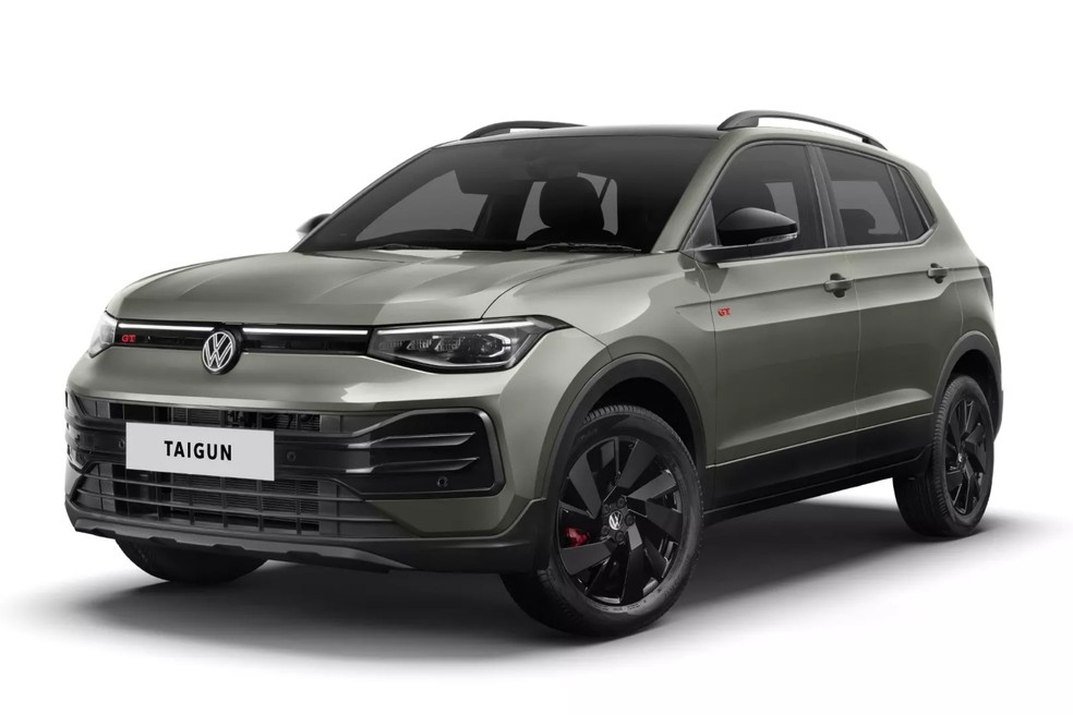 Na dianteira, Volkswagen Taigun ganha faróis redesenhados e grade com LED — Foto: Divulgação