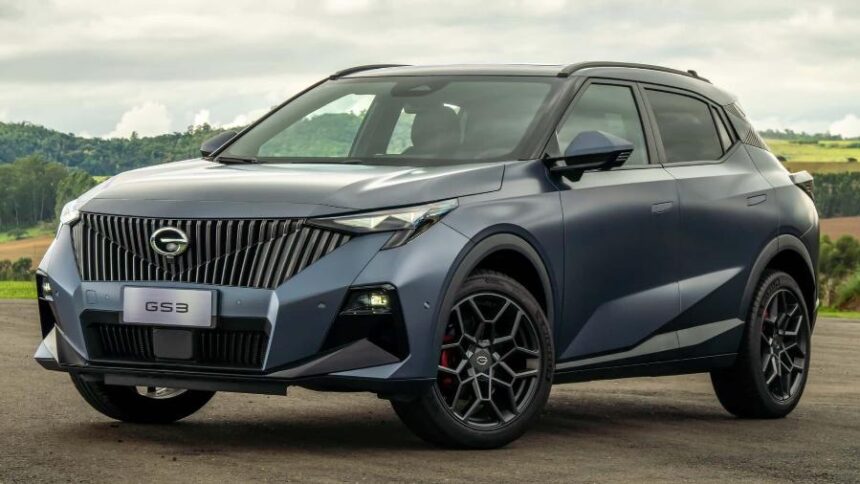 O GAC GS3 é um SUV a combustão