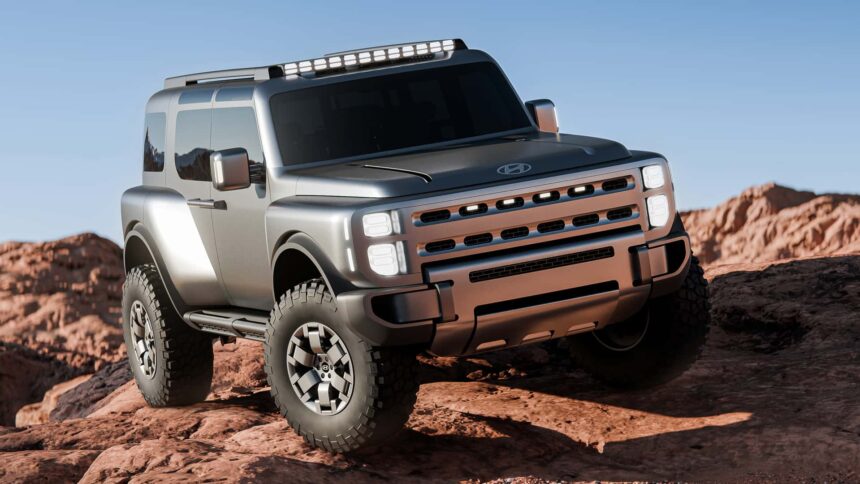 Hyundai Boulder: O que o conceito revela agora Conceito Hyundai Boulder é a resposta da marca para o Toyota SW4: Carros Conceito