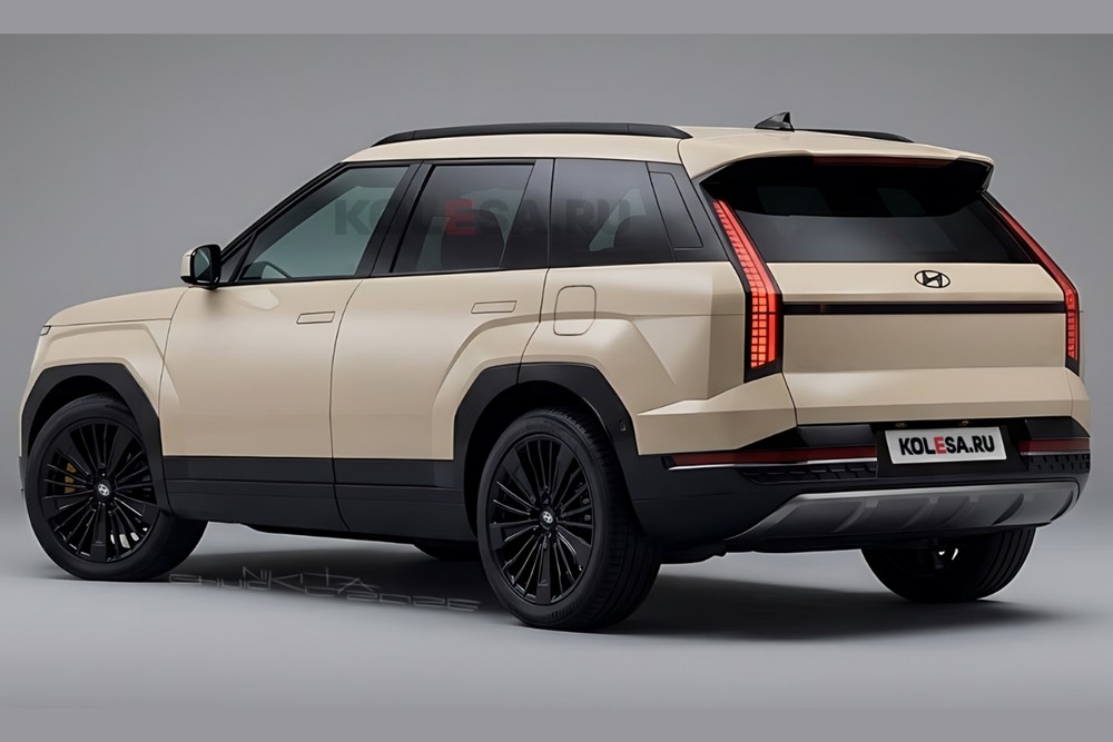 Novo Hyundai Tucson terá design dentro da linguagem "Art of Steel" — Foto: Reprodução/Kolesa