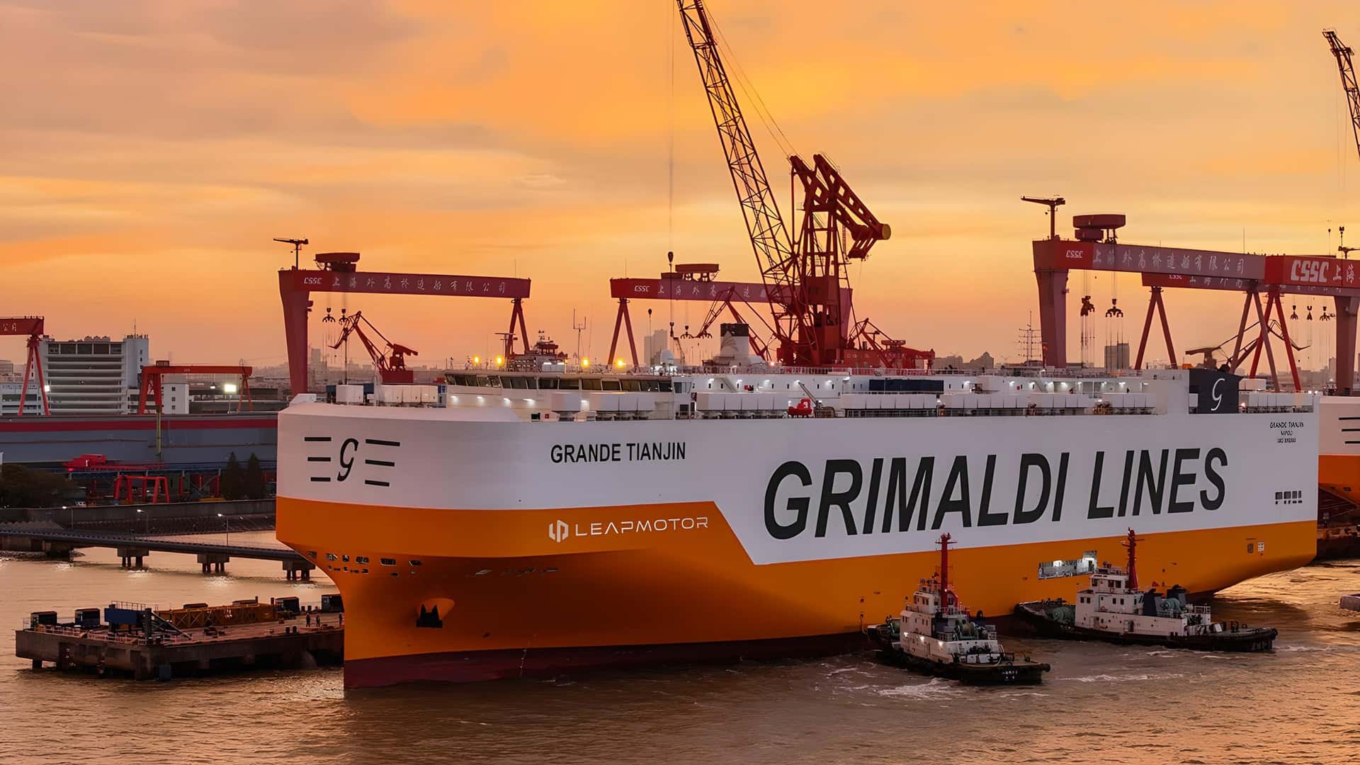 Leapmotor: navio para transporte de veículos