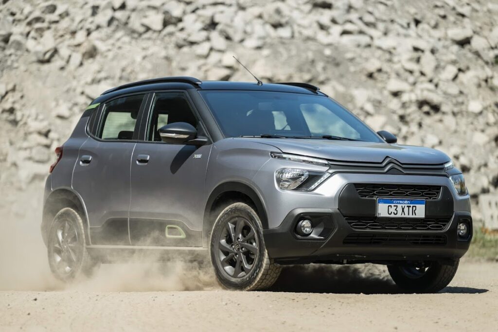 Citroën C3 XTR 2026 plataforma CMP base do novo Fiat Mobi