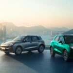 GWM Ora 05 em vista frontal 3/4 — SUV elétrico que ganhará versões flex e híbridas no Brasil