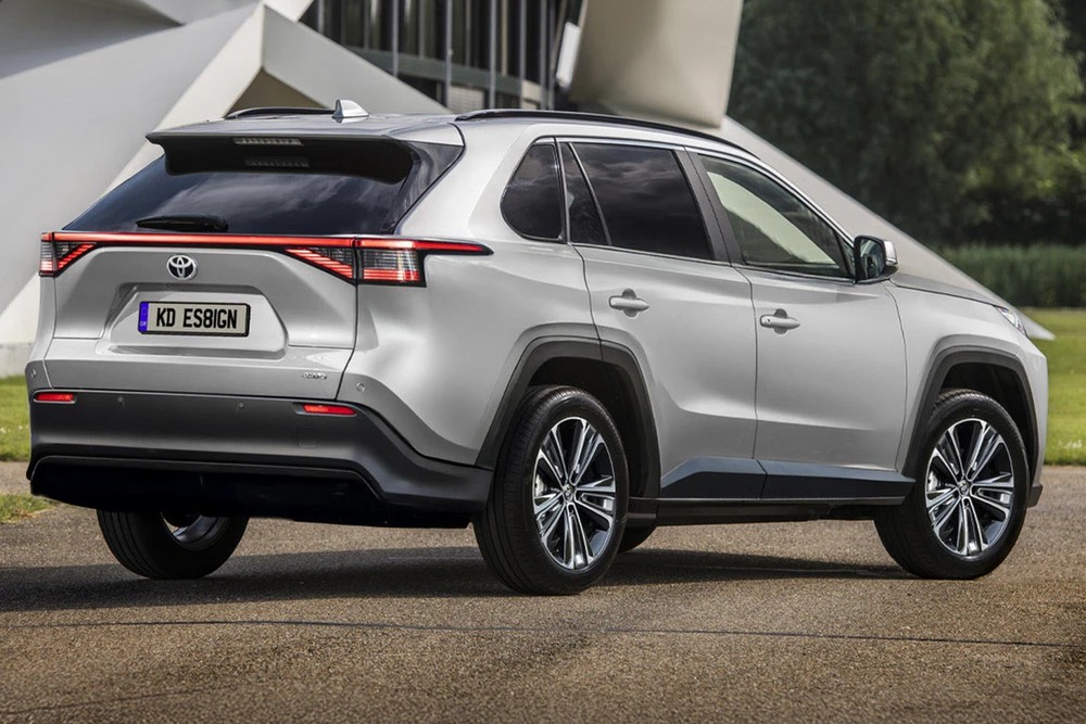 Corolla Cross 2028: O que muda no SUV da Toyota Toyota Corolla Cross 2028 projeção traseira — Foto: Kleber Silva/KDesignAG
