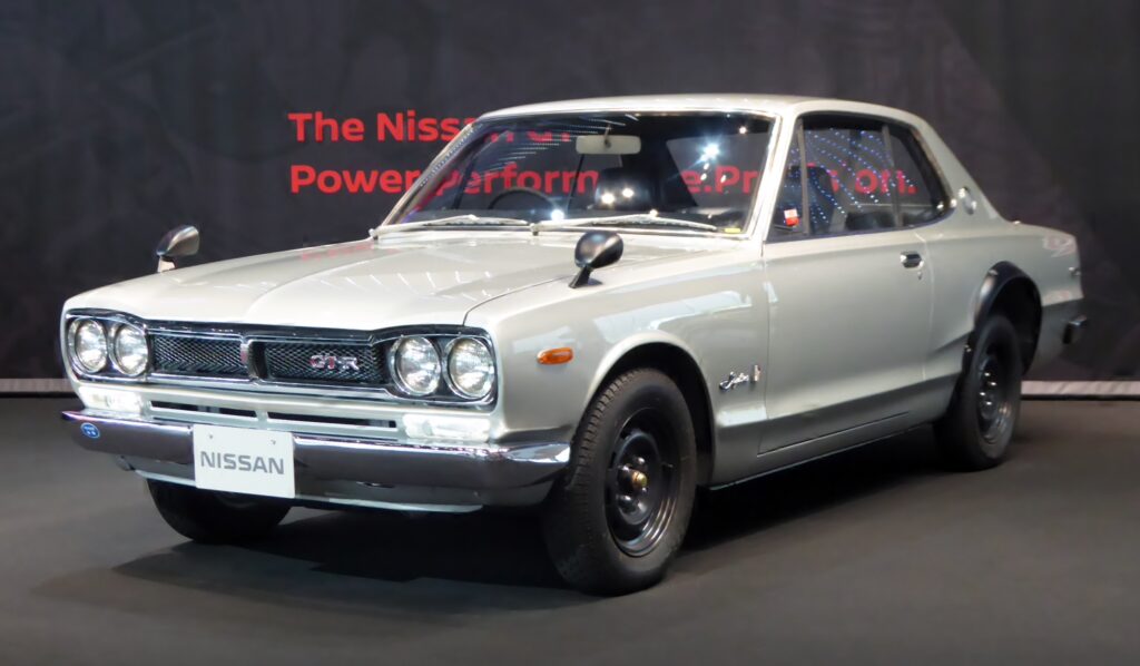 Nissan Skyline C10 Hakosuka 2000GT-R 1972 herança histórica da nameplate