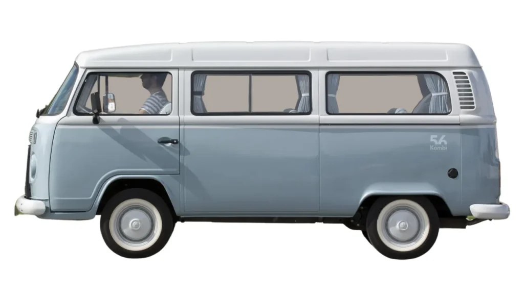 VW Kombi Standard/ Luxo/ Série Prata — Ilustração