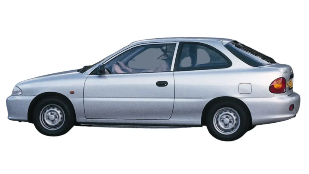 Hyundai Excel LS/ GL — Ilustração