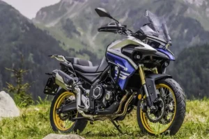 estande da VOGE no Festival Interlagos 2026, com as motos DS900X, DS525X, SR3 e SR4 Max expostas em ambiente de evento