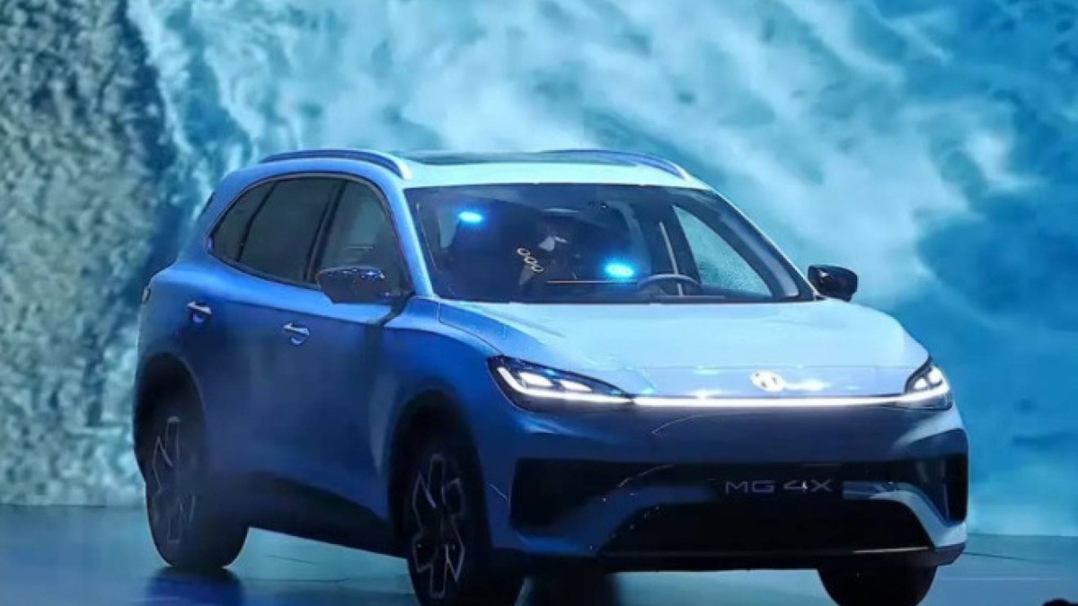 MG 4X barato demais? SUV elétrico estreia na China — foto de imprensa