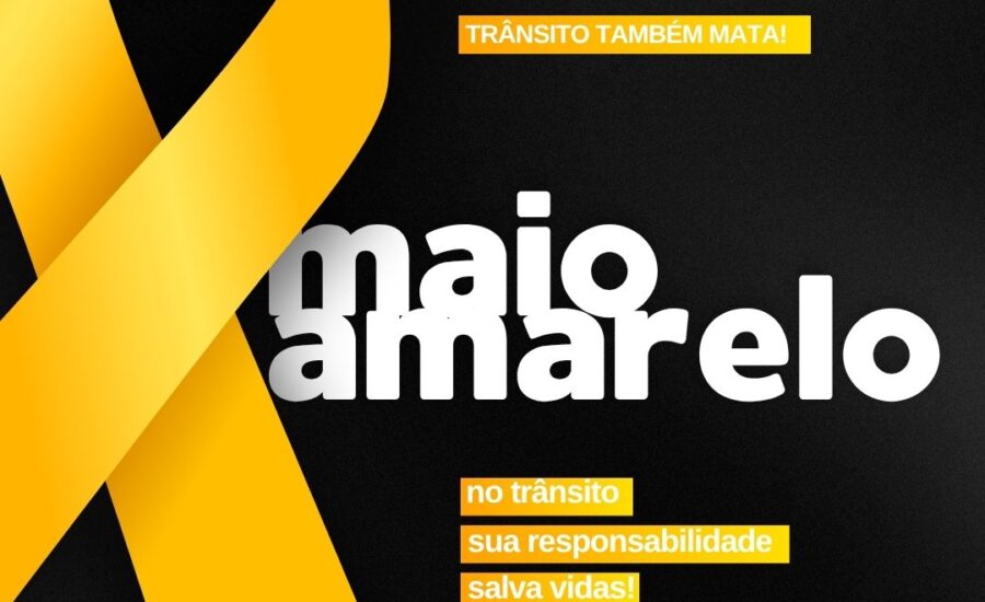 Maio Amarelo 2026 cobra atenção contra celular e ponto cego