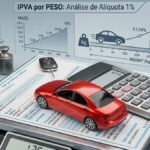 PEC 3/2026 quer cobrar IPVA pelo peso do carro com teto de 1%