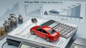 PEC 3/2026 quer cobrar IPVA pelo peso do carro com teto de 1% PEC 3/2026 quer cobrar IPVA pelo peso do carro com teto de 1%