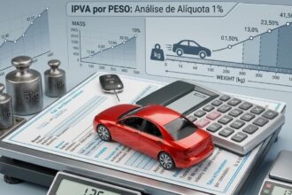 PEC 3/2026 quer cobrar IPVA pelo peso do carro com teto de 1%