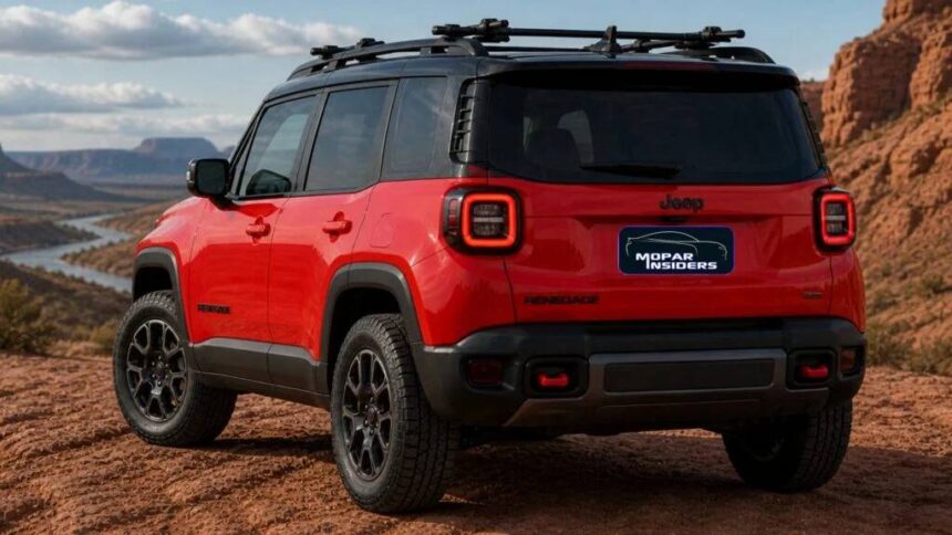 Projeção do novo Jeep Renegade