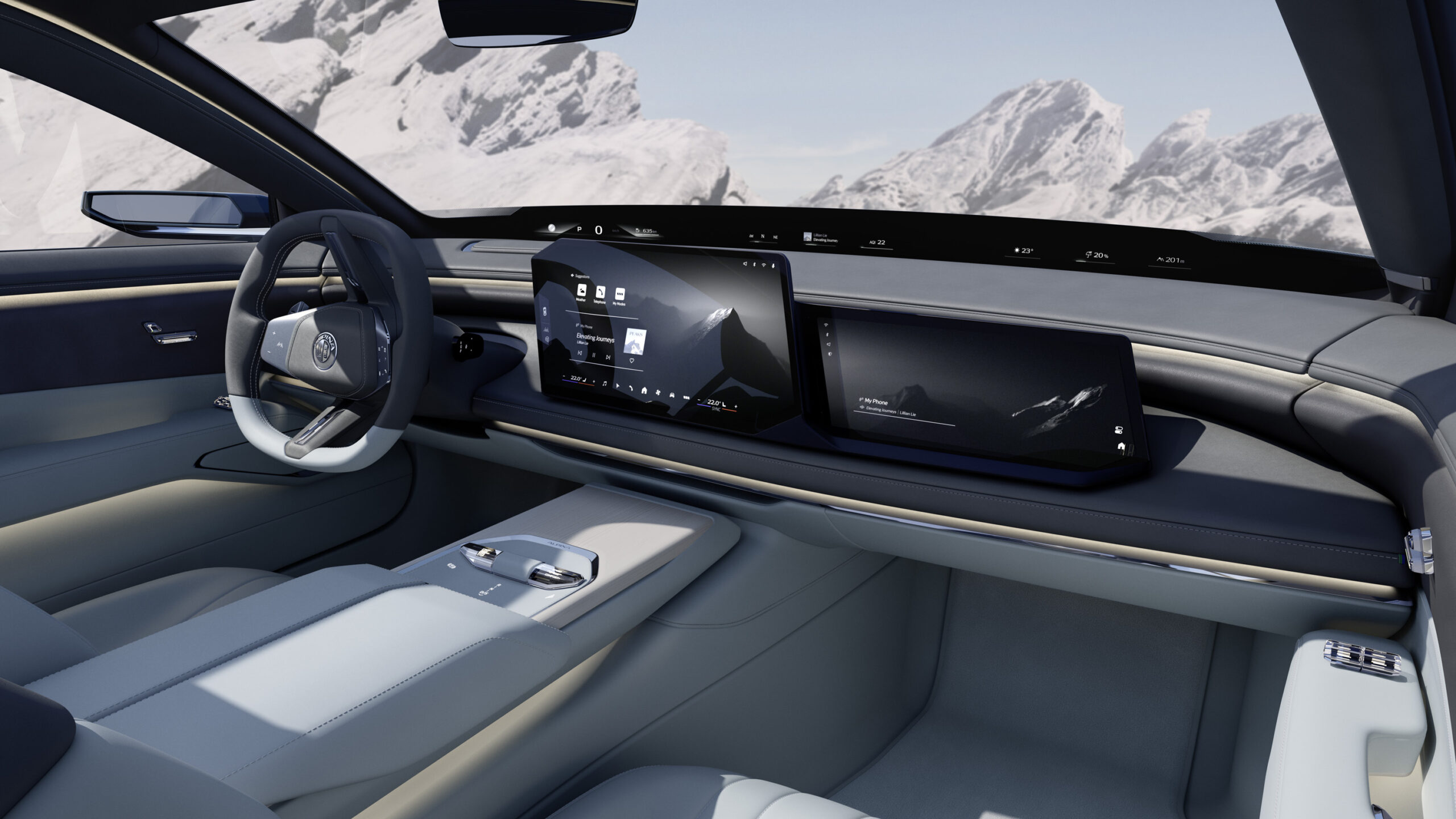 Vision BMW ALPINA já mostra o futuro V8 de luxo — divulgação