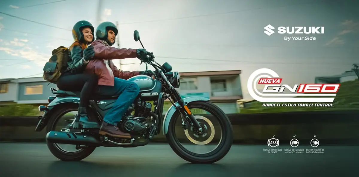 Suzuki GN 160: 162 cc e 14 cv sem vinda ao Brasil Suzuki GN 160 — em detalhe