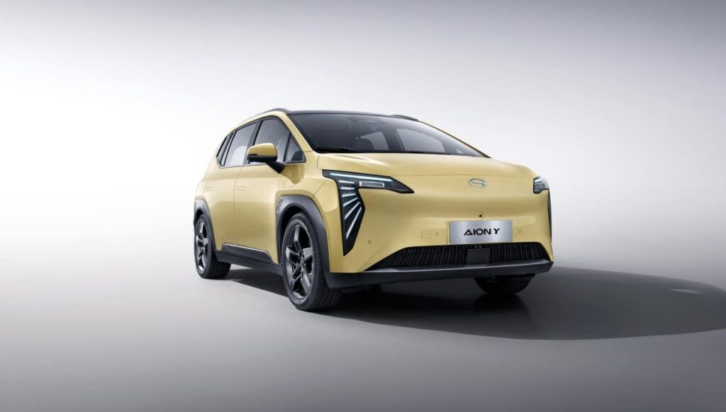 GAC Aion Y SUV elétrico estilo minivan