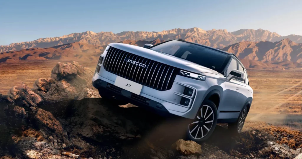 Jaecoo 7 PHEV SUV híbrido plug-in chinês