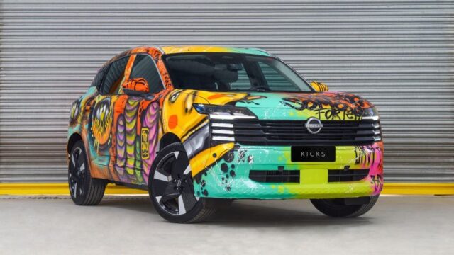 Nissan Kicks Art Car: SUV ganha grafite exclusivo e vira atração em Campos do Jordão