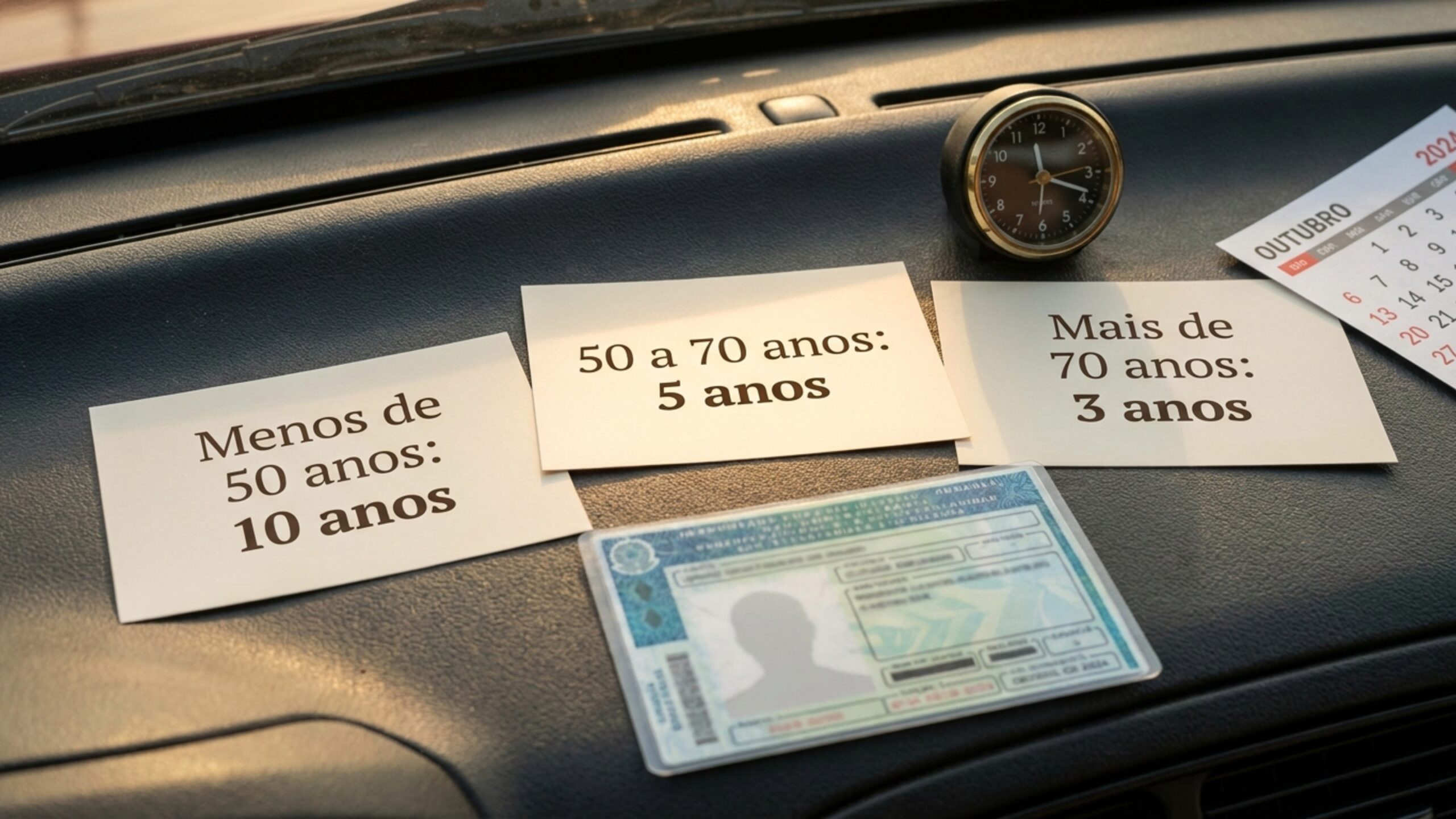 Primeira CNH 2026: Por que a fila cresceu 222%? Motoristas entre 50 e 69 anos devem saber desta regra da CNH em vigor
