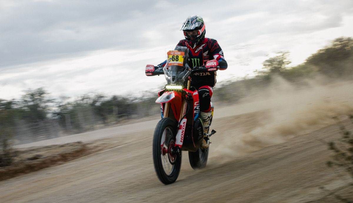 Honda no Sertões 2026: Percurso terá 3.984 km cronometrados Piloto espanhol Tosha Schareina no Rally dos Sertões com a equipe Honda Racing Corporation (HRC)