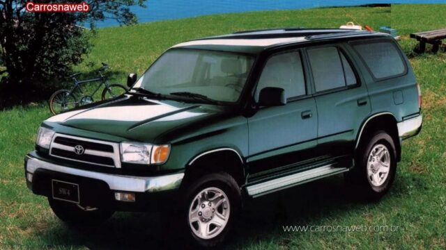 Toyota Hilux SW4 3.4 V6 (1997-2001): review completo, ficha técnica e preços FIPE